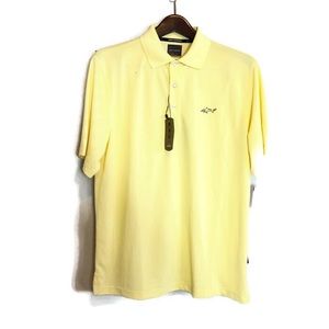 🛍 Greg Norman || Yellow Polo Golf Shirt